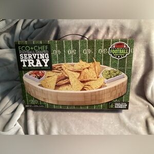 ECO+CHEF Football Serving tray. NIB